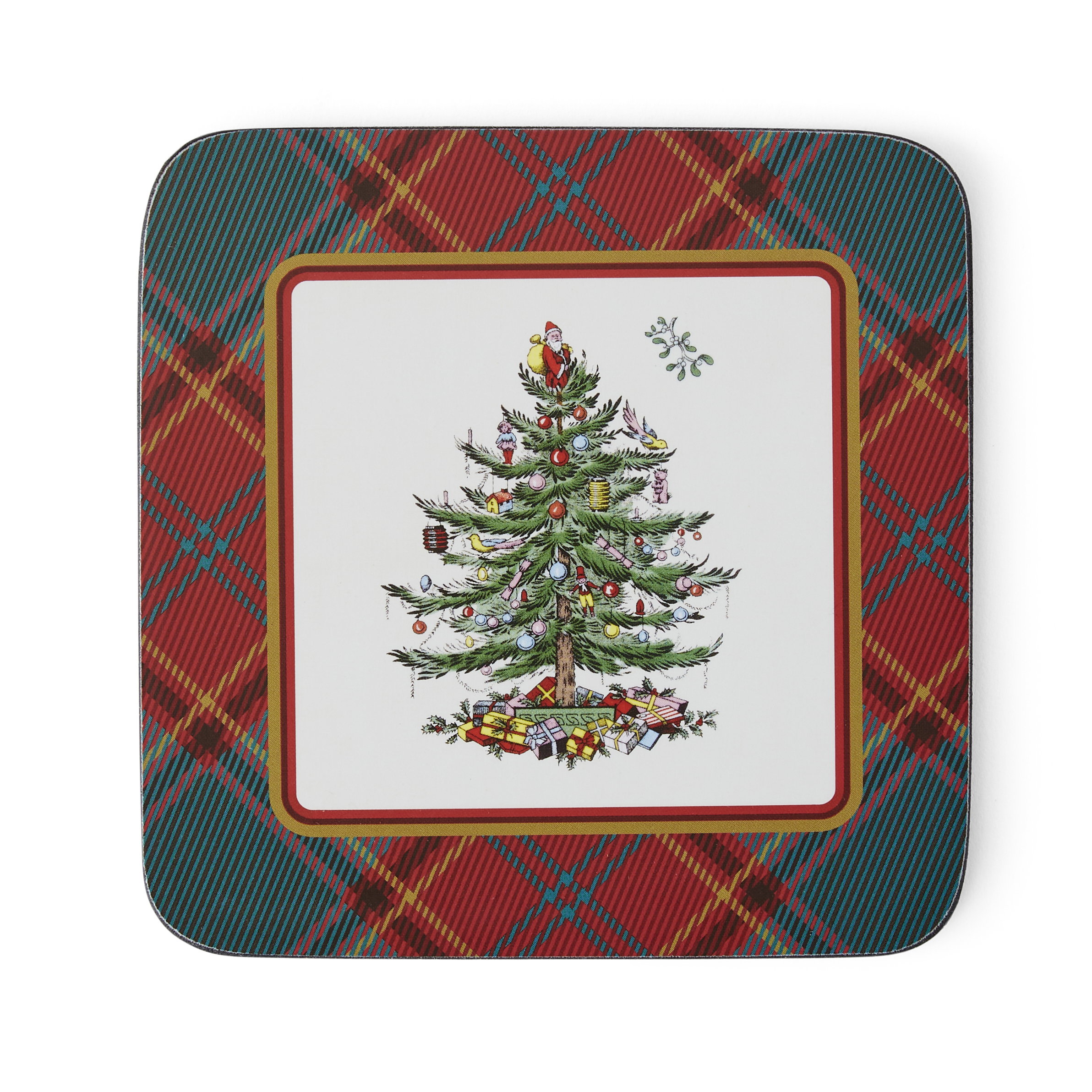 Christmas Tree Tartan 5 Piece Mug & Tin Set image number null